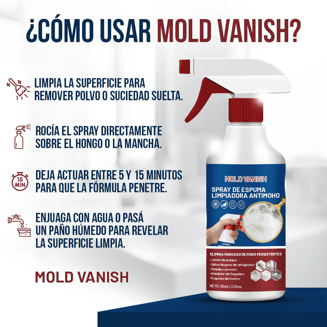 Mold Vanish™ - El moho se va, la limpieza queda.