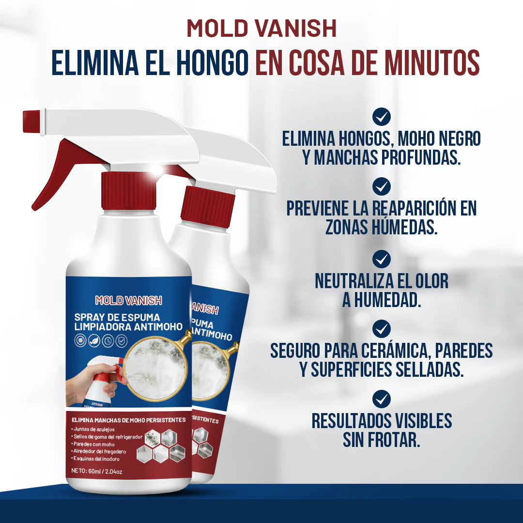 Mold Vanish™ - El moho se va, la limpieza queda.